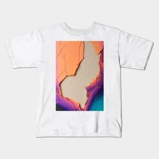 Beneath The Surface - Abstract Alcohol Ink Resin Art Kids T-Shirt